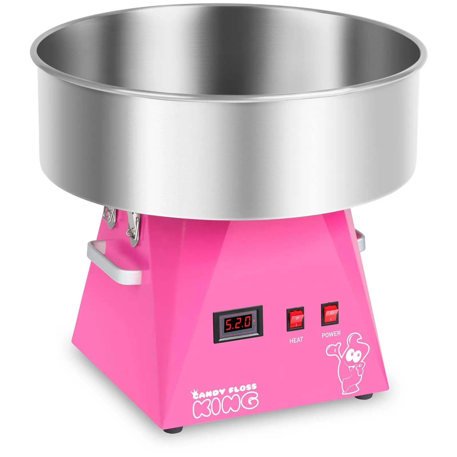 Suikerspinmachine - 52 cm - roze