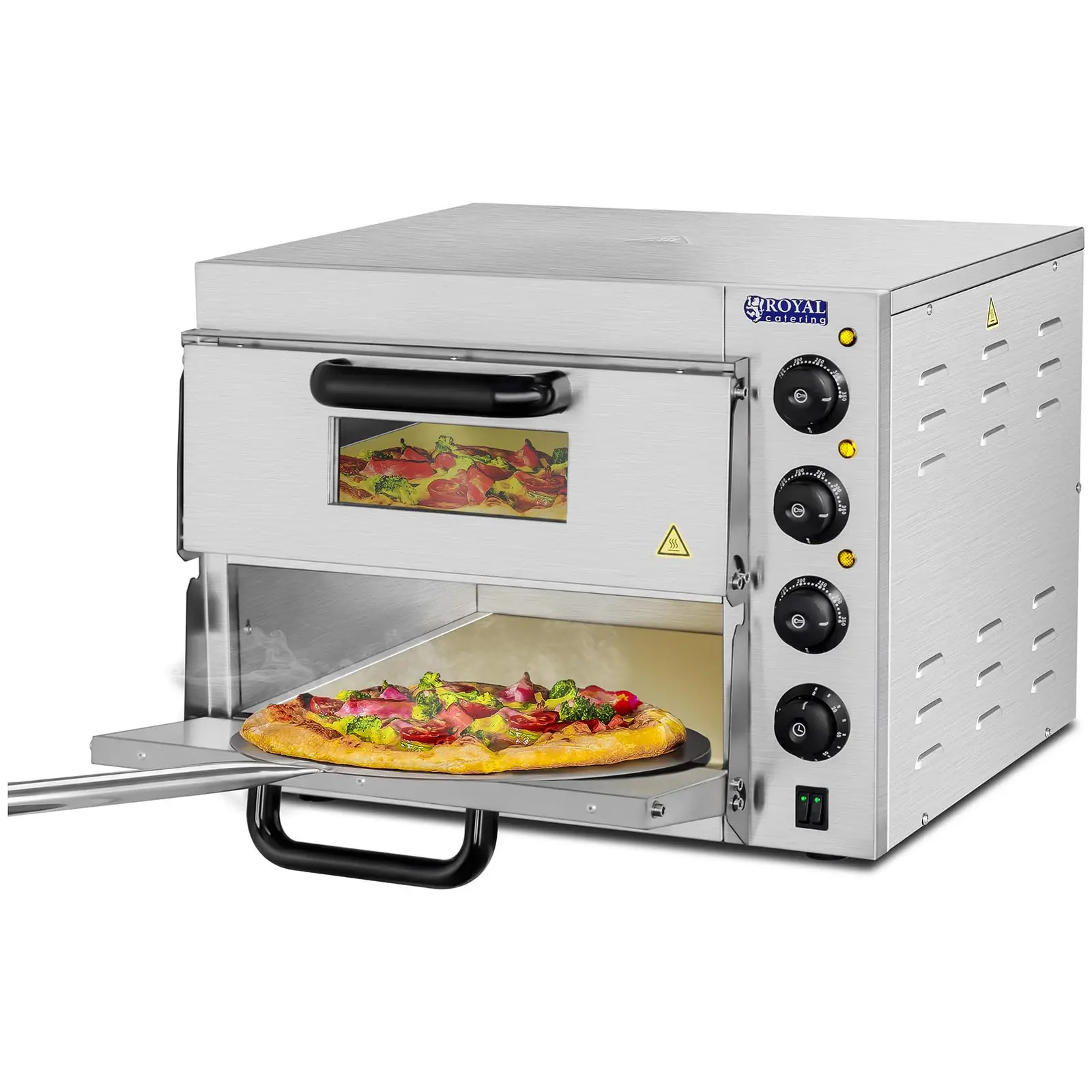 Pizza oven - 2 kamers - Chamotte bodem