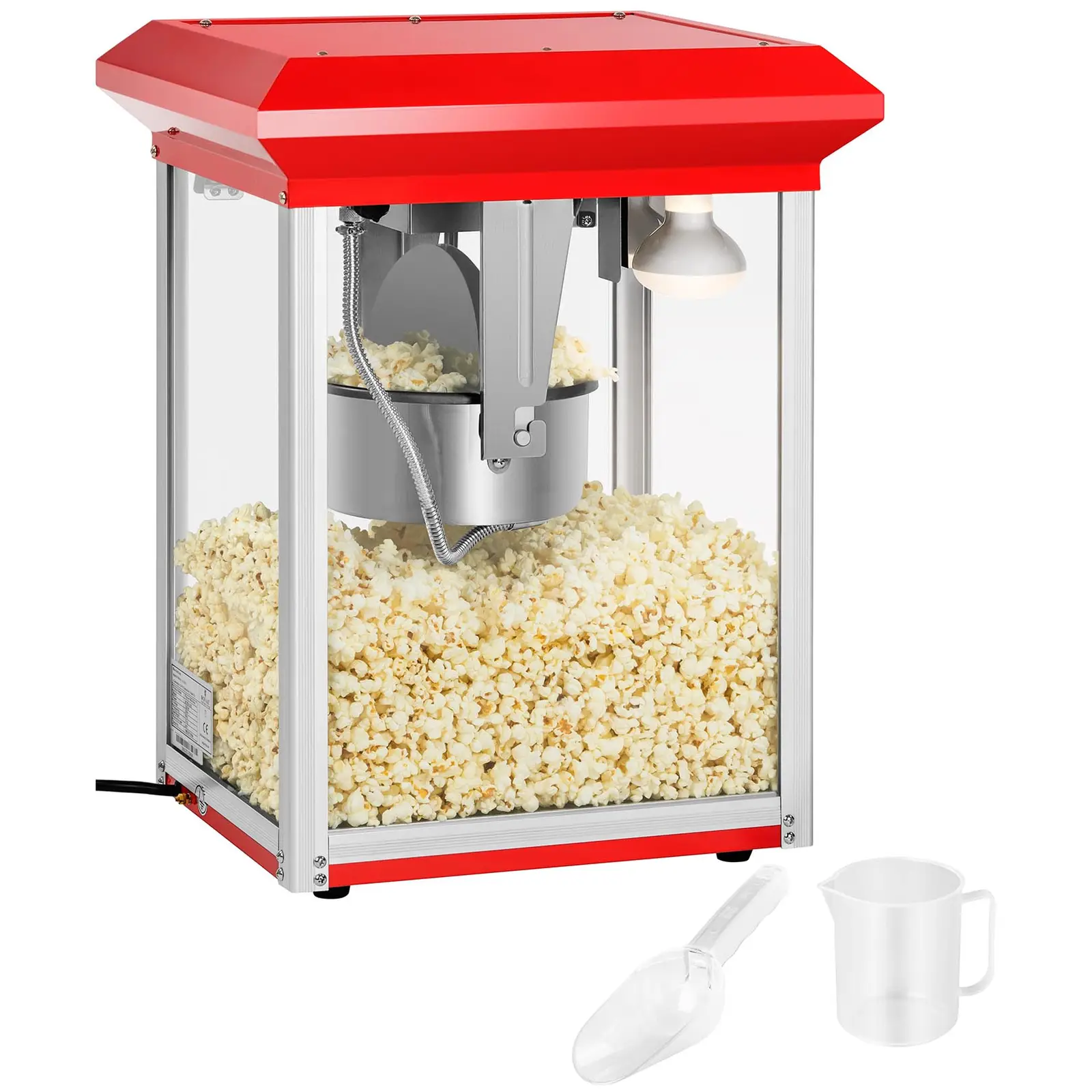 Popcornmachine rood - 8 oz