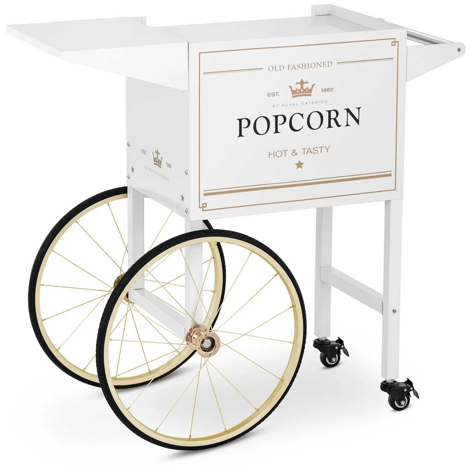 Popcornkar - wit en goud