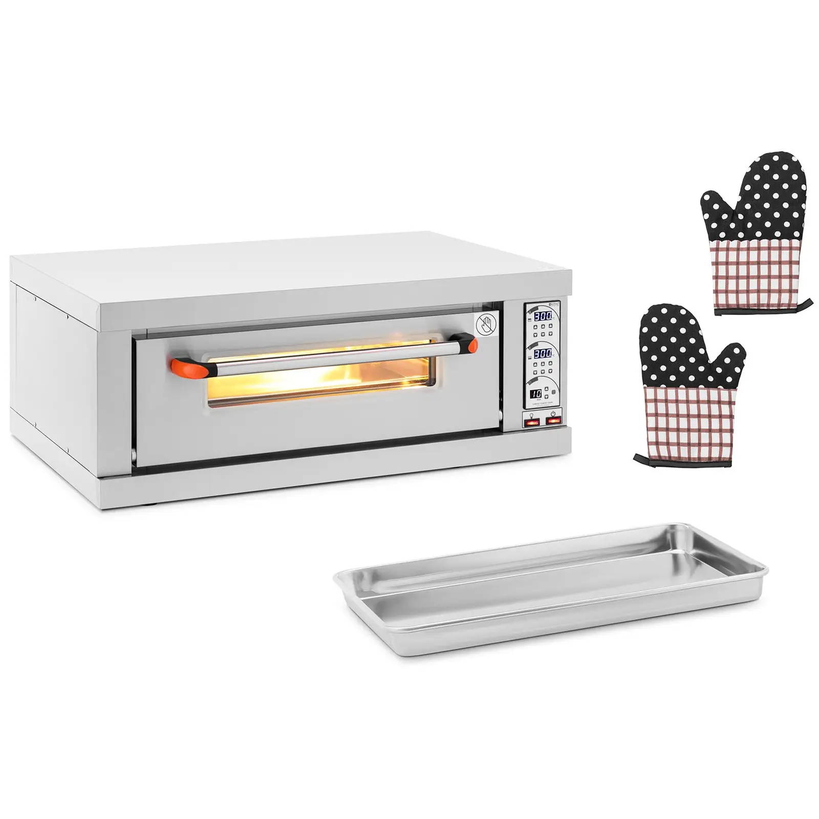 pizzaoven - 1 kamer - 3200 W - Timer - Royal Catering