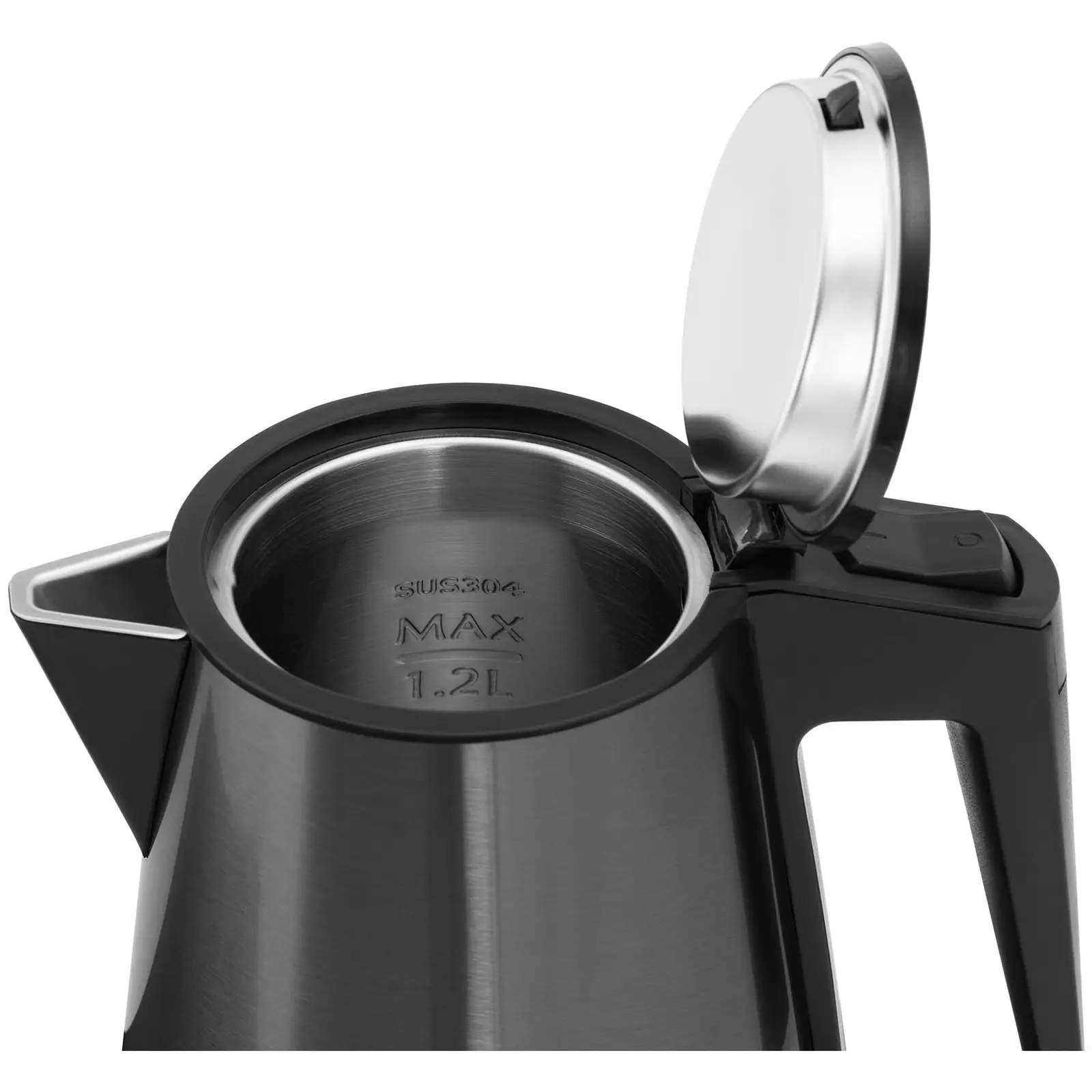 Waterkoker - koffie- en theestation - 1.2 L - 1800 W - zwart - Royal Catering