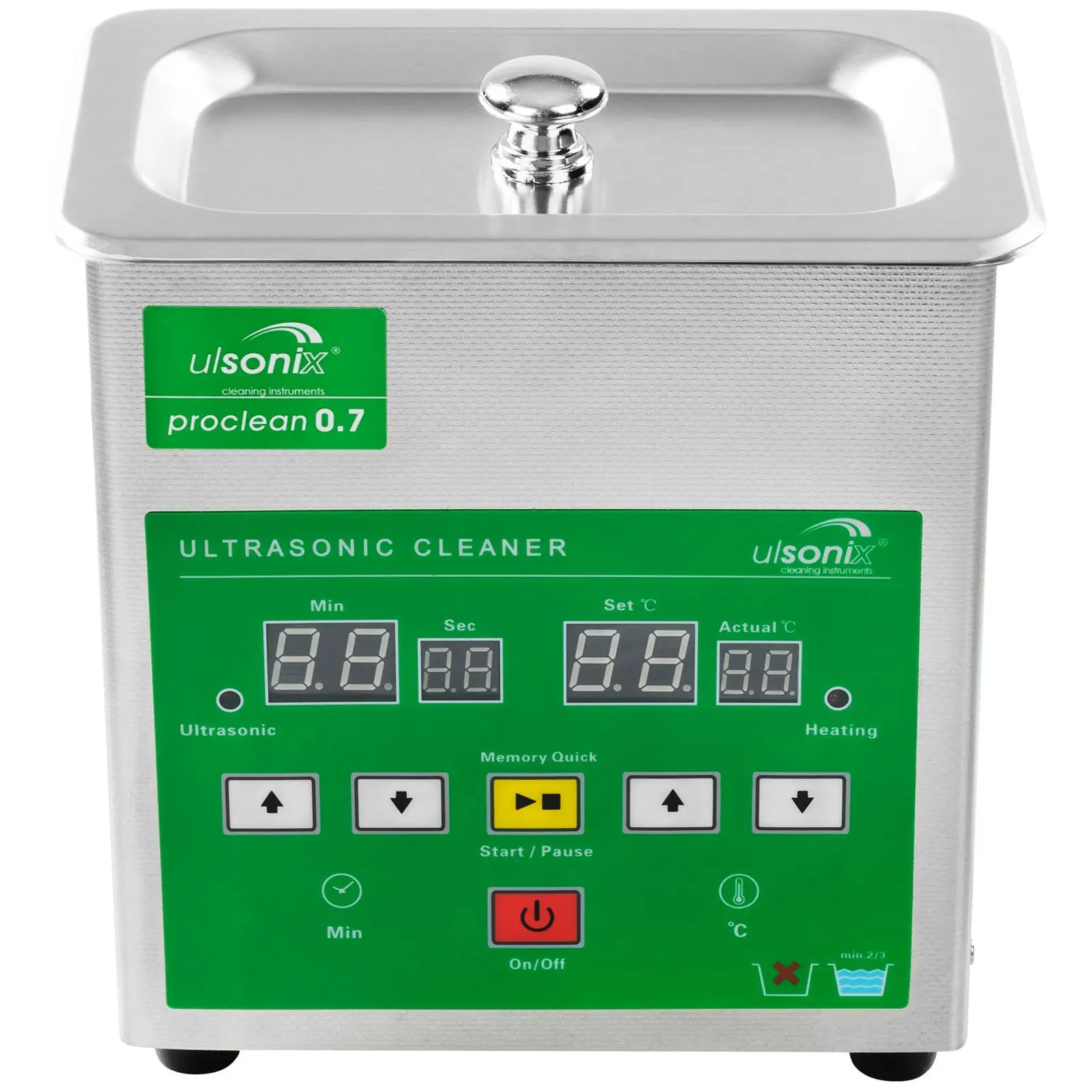 Ultrasoon reiniger – 0,7 liter - Memory Quick