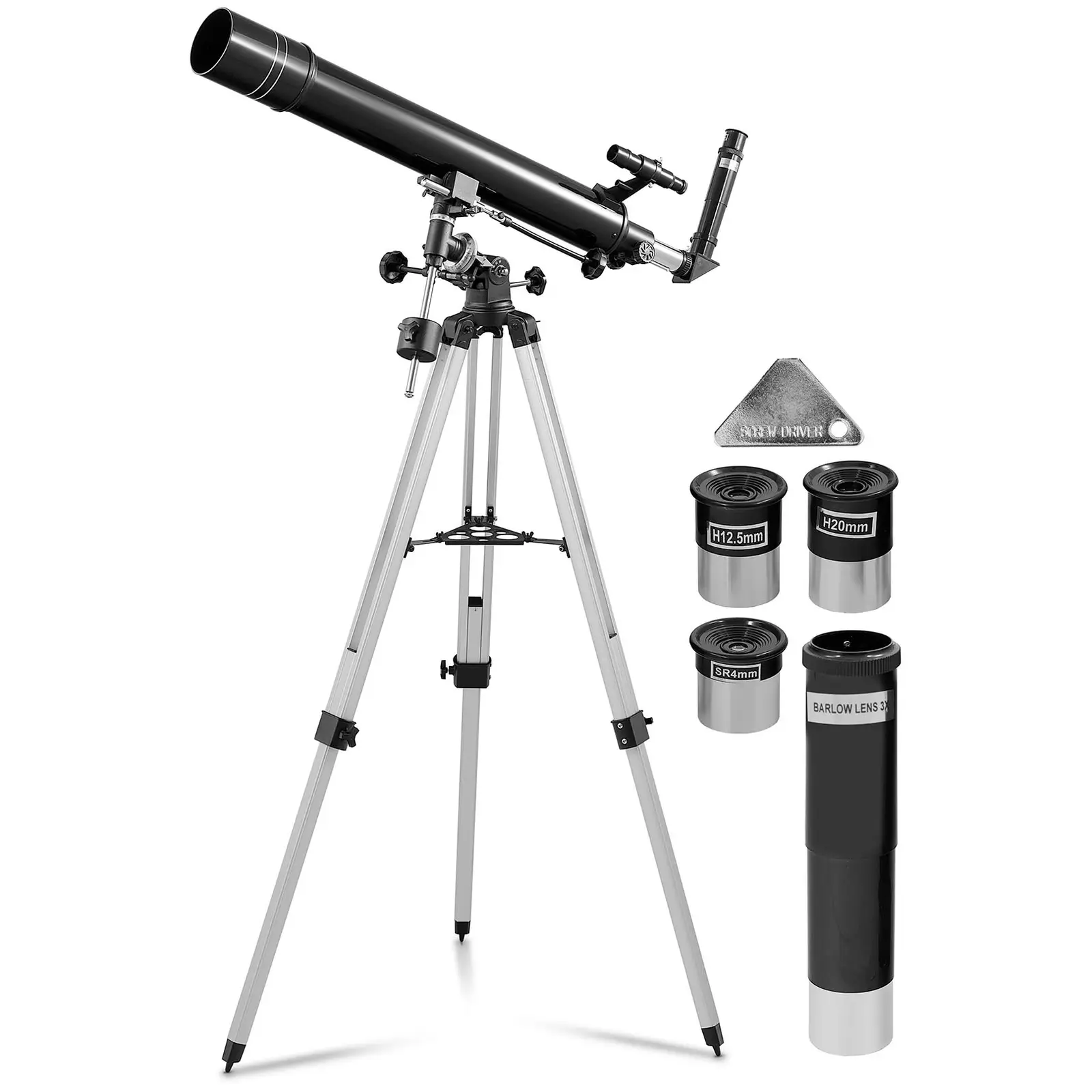 Tweedehands telescoop - Ø 80 mm - 900 mm - statief statief