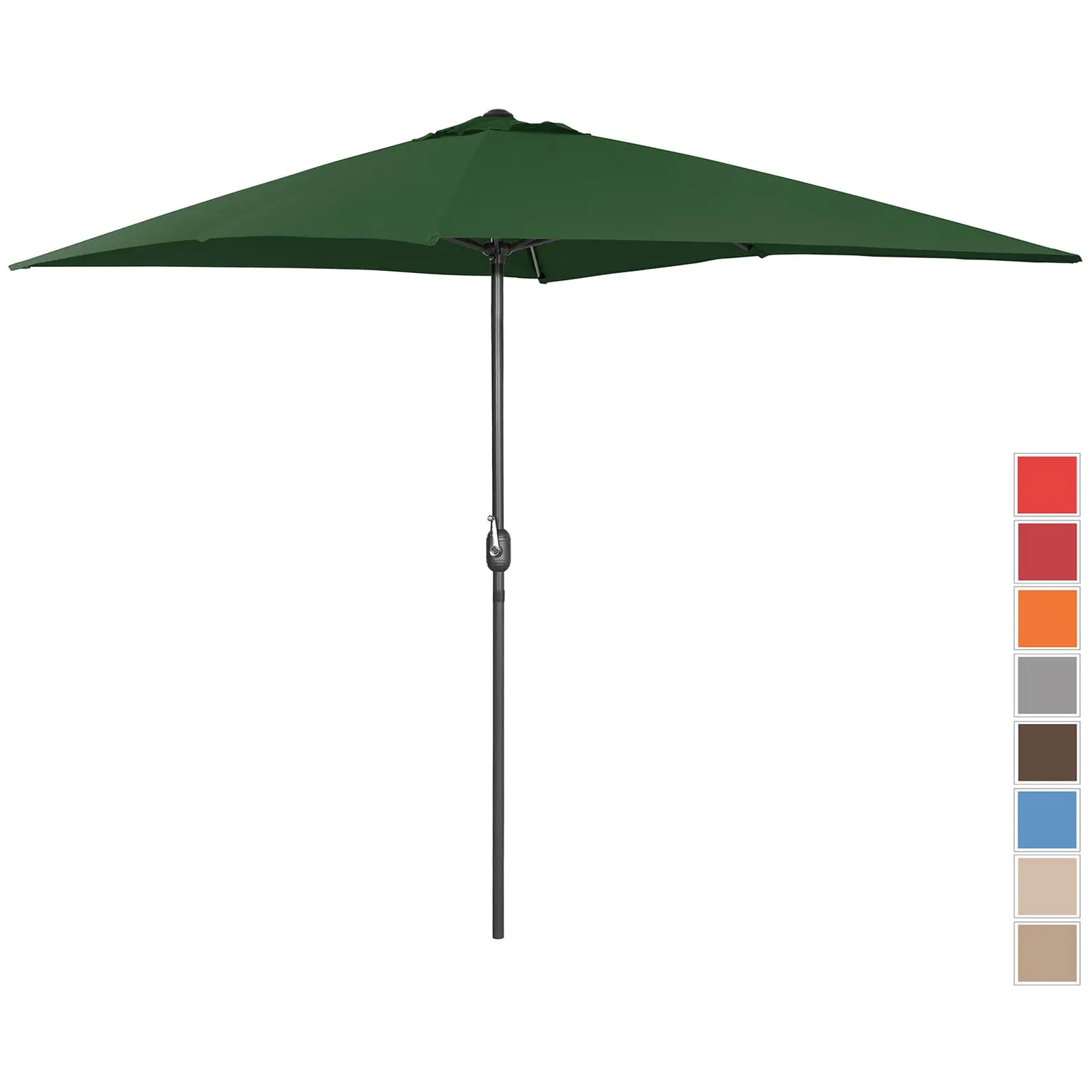 Parasol groot - groen - rechthoekig - 200 x 300 cm