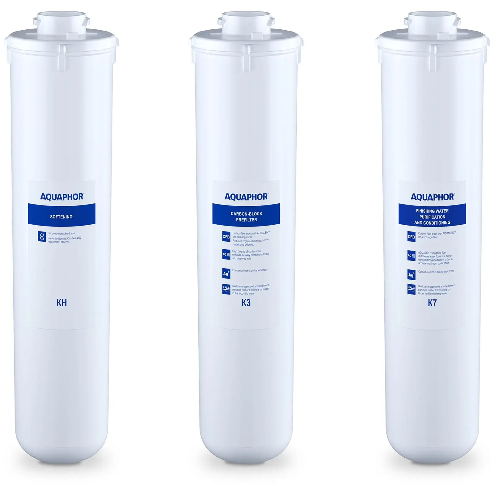 Aquaphor Actiefkoolwaterfilter - vervangende filterset met waterontharder